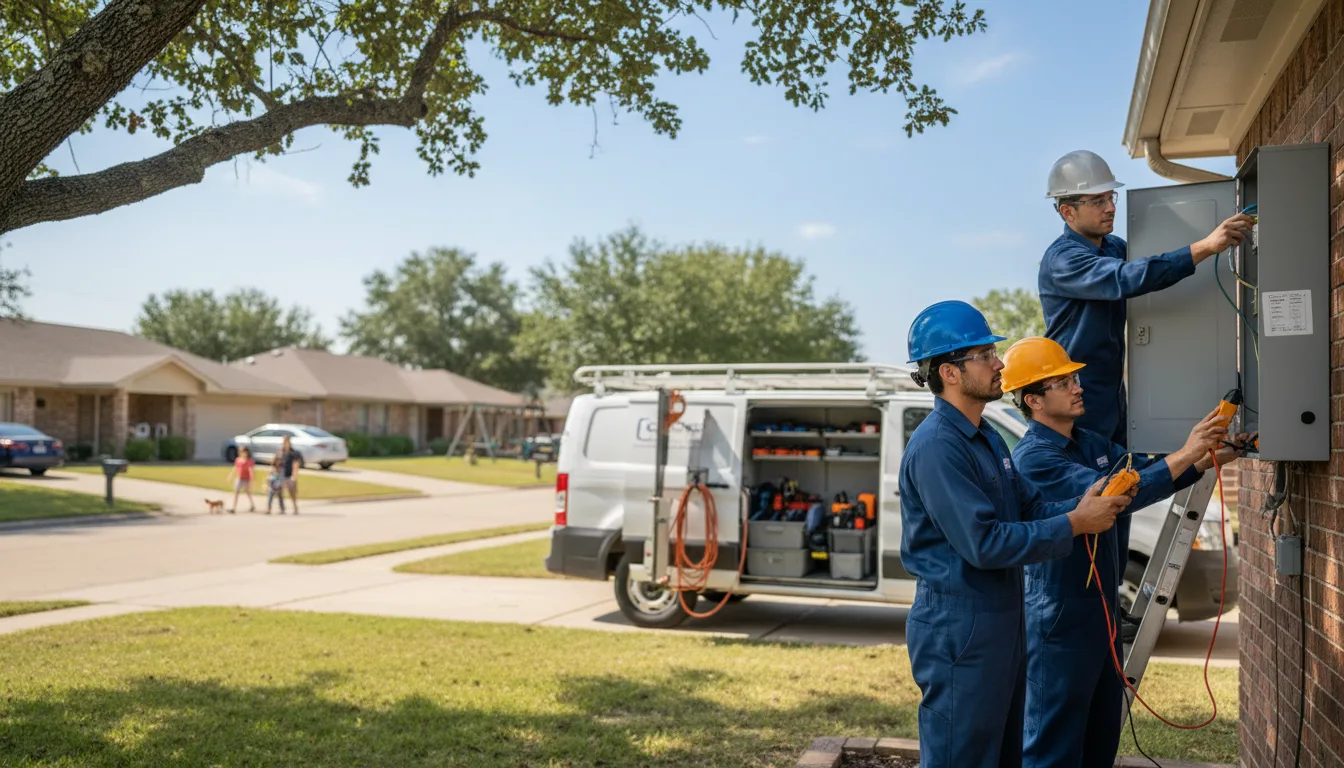 Certified electrician providing emergency electrical services in Hicksville, OH
